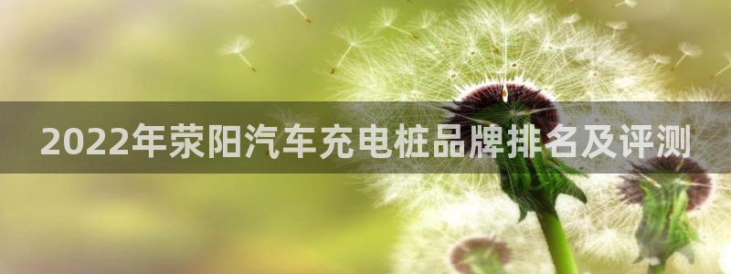 威廉希尔分析方法：2022年荥阳汽车充电桩品牌排名及评测