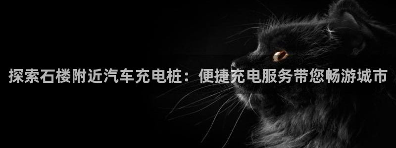 威廉希儿：探索石楼附近汽车充电桩：便捷充电服务带您畅游城市