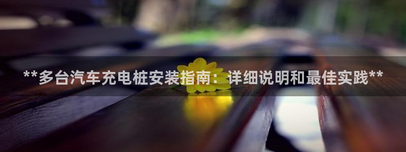 威廉希尔1.62 3.8 4.33：**多台汽车充电桩安装指南：详细说明和最佳实践**
